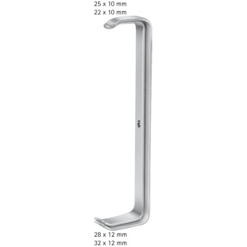 Aesculap Retrattore Farabeuf 25X10/32X12-22X10/28X12 - conf.1