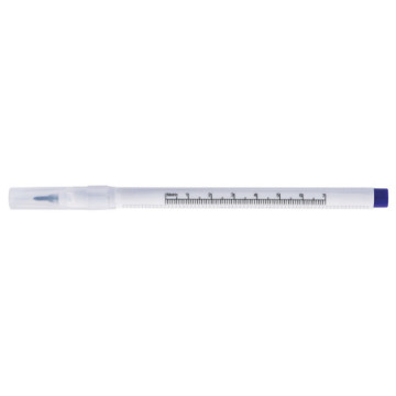 Penna Dermatologica sterile - punta singola 1,0 mm - con righello