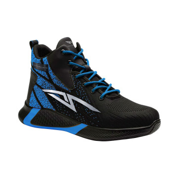 Scarpa da Lavoro Neon Shock High S3L SR ESD - Tg.37 - nero/blue shock