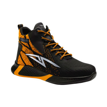 Scarpa da Lavoro Neon Shock High S3L SR ESD - Tg.37 - nero/orange shock