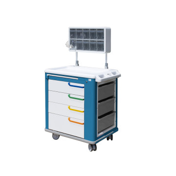 Carrello Medicazione - Standard - Bianco/Blu