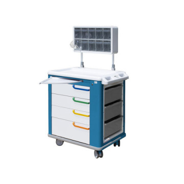 Carrello Medicazione - Standard - Bianco/Blu