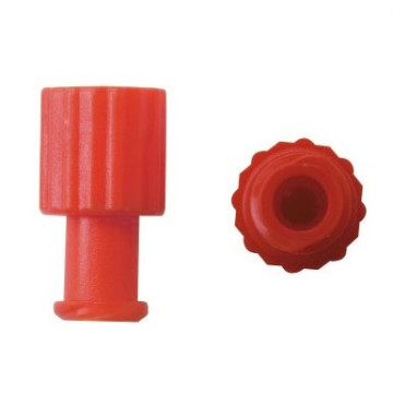 Tappi combi stopper Luer Lock- rosso100 pz.