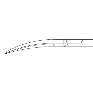 Forbici Iridectomia E Legature Aesculap - Curve - Punte Acute - 11 Cm - Bc111R