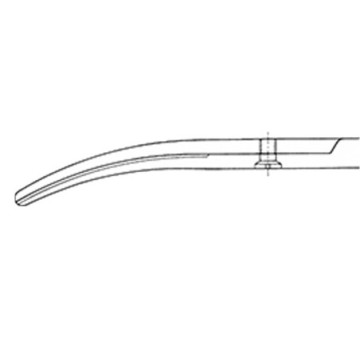 Forbici Metzenbaum Aesculap - Curve - Punte Smusse - 18 Cm - Bc606R