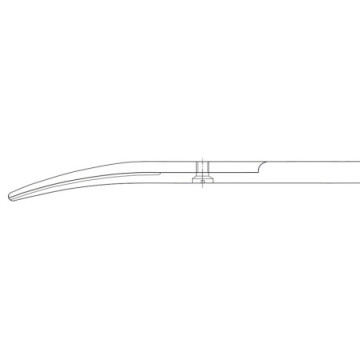 Forbici Metzenbaum Durotip Aesculap In Ct - Curve - Punte Smusse - 14,5 Cm - Bc261R