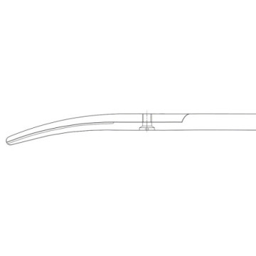 Forbici Metzenbaum Durotip Aesculap In Ct - Curve - Punte Smusse - 18 Cm - Bc263R