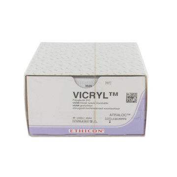 Sutura Assorbibile Ethicon Vicryl - 4/0 Ago 17 Mm - 1 pz.