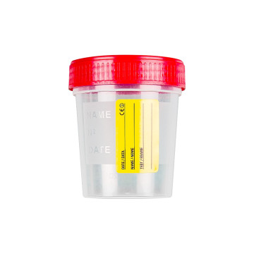 Contenitore urina sterile in PP da 120 ml con etichetta cartacea in conf.singola - Conf.250 pz.