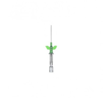 Introcan Certo W aghi cannula monovia con alette 18Gx32mm - Verde - Conf.50 pz.