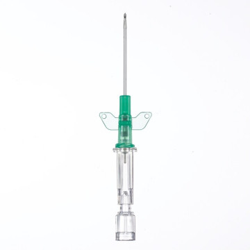 Introcan Safety W Aghi cannula monovia di sicurezza con alette 18Gx32mm - verde - Conf.50 pz.