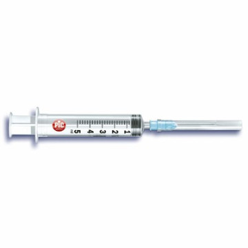 Siringhe Pic 5 cc. 21G Luer centrale - Conf.100 pz.