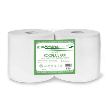 Bobine 800 strappi Carta Riciclata Asciugatutto ECO PLUS 800 - Conf. 2 pz