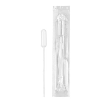 Pipette Pasteur 3 ml sterile in confezione singola - conf. da 1.800 pz (300x6)