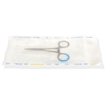 Pinza emostatica Halstead-Mosquito monouso per arterie retta - 12,5 cm - conf.25 pz.