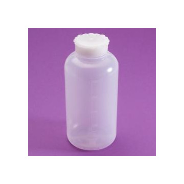 Bottiglia graduata collo largo in LDPE, con guarnizione di tenuta 250 ml CF/100 pz