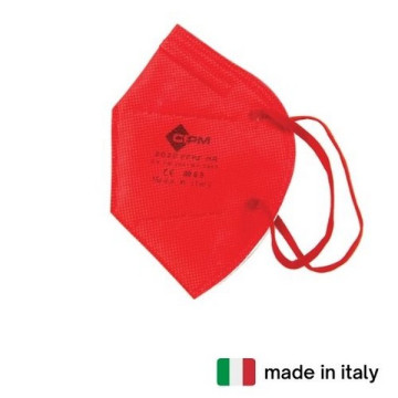 Mascherine FFP2 Made in Italy Comfymask - Conf.20 pz. - rosse