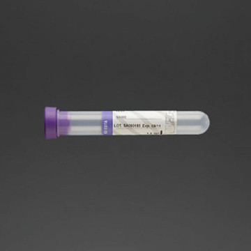 Provetta 13x75mm K3 tappo viola - 1,5ml CF/1000