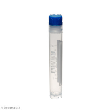 Provetta CryoGen 2 ml con base tappo interno graduata sterile CLEARLINE® CF/500