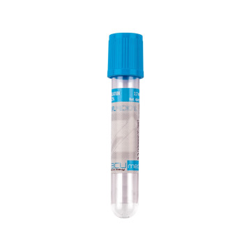 Vacumed® provetta sottovuoto 13×75 mm con Sodio Citrato 3,8% x 3,6 ml di sangue per coagulazione, tappo azzurro, sterile CF/100