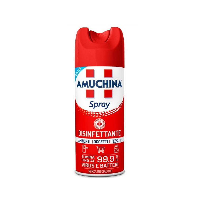 Amuchina Spray Disinfettante Virucida Battericida e Fungicida per