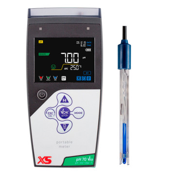 PHmetro portatile XS pH 70 Vio - Elettrodo 201 T